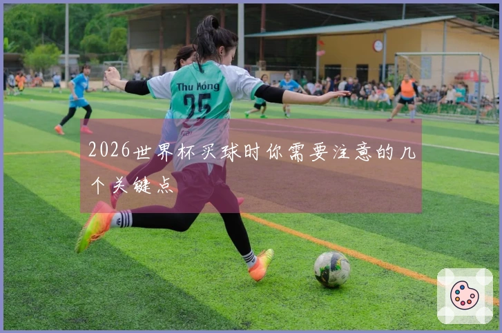 2026世界杯买球时你需要注意的几个关键点