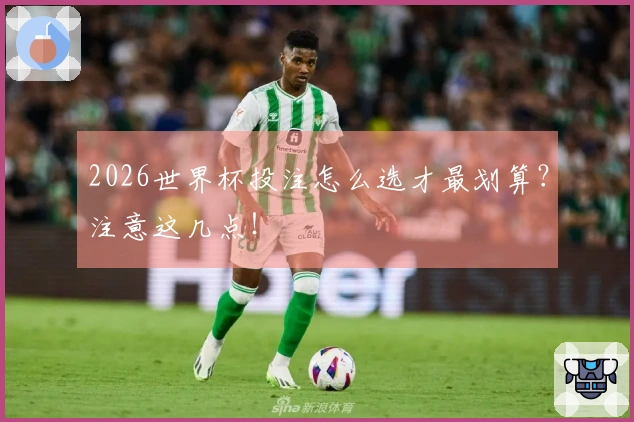 2026世界杯投注怎么选才最划算？注意这几点！